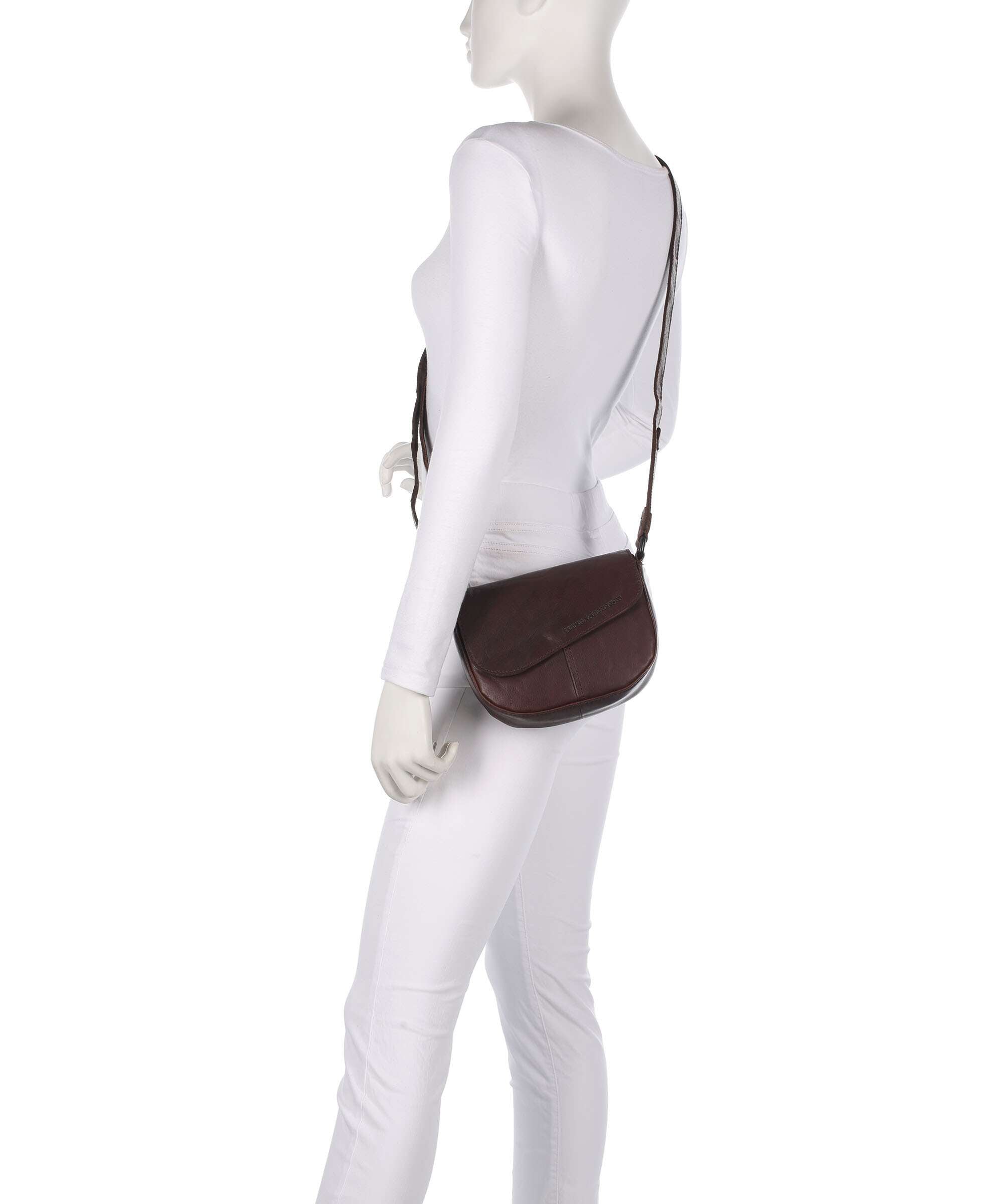 Spikes & Sparrow Bronco Genya Crossbody bag dark brown