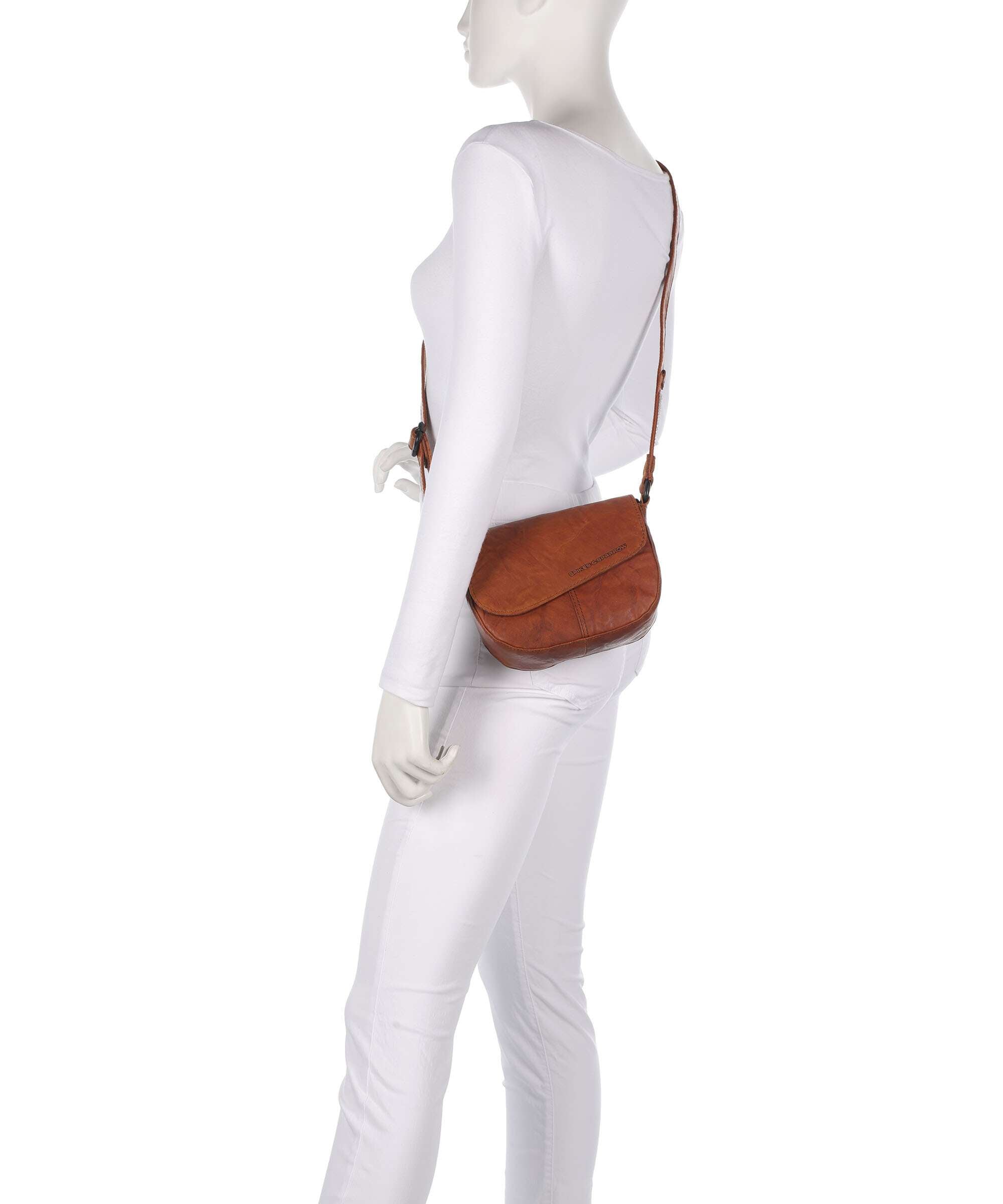 Spikes & Sparrow Bronco Genya Crossbody bag brandy