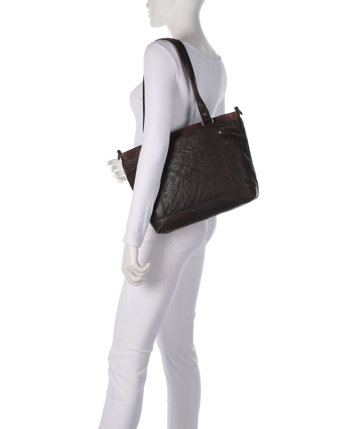 Spikes & Sparrow Bronco Rachelle Tote bag dark brown