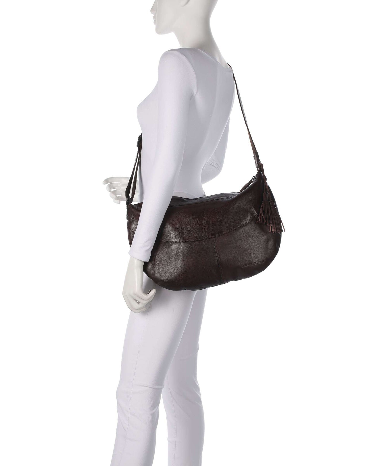 Spikes & Sparrow Apache Sian Hobo bag dark brown