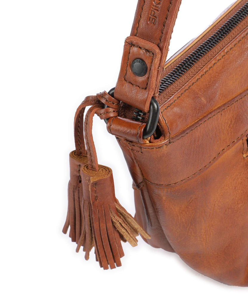 Spikes & Sparrow Apache Piperel Crossbody bag brandy