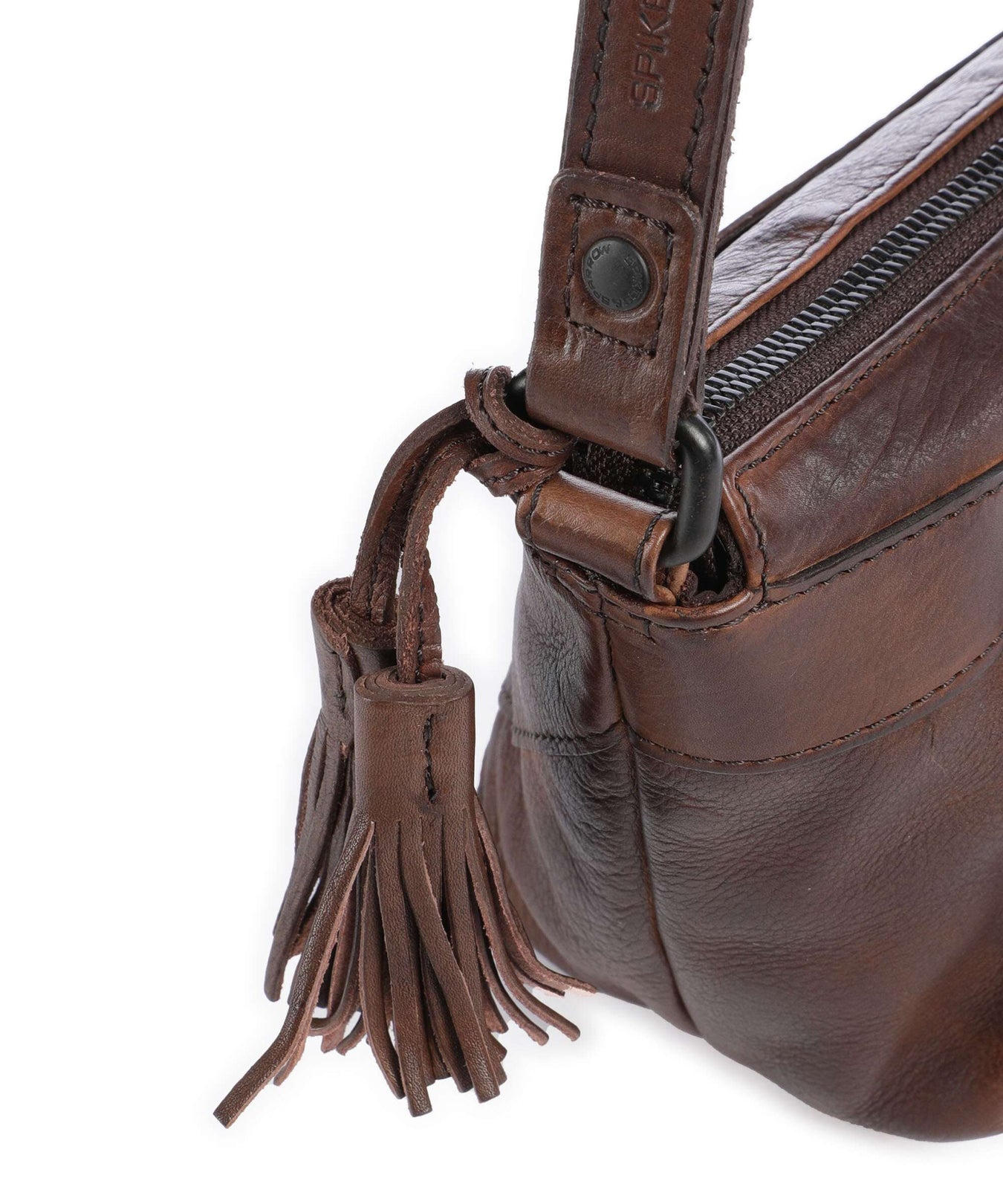 Spikes & Sparrow Apache Piperel Crossbody bag dark brown