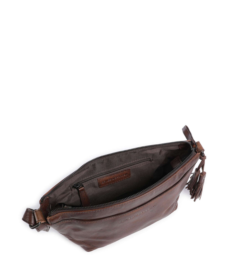 Spikes & Sparrow Apache Piperel Crossbody bag dark brown