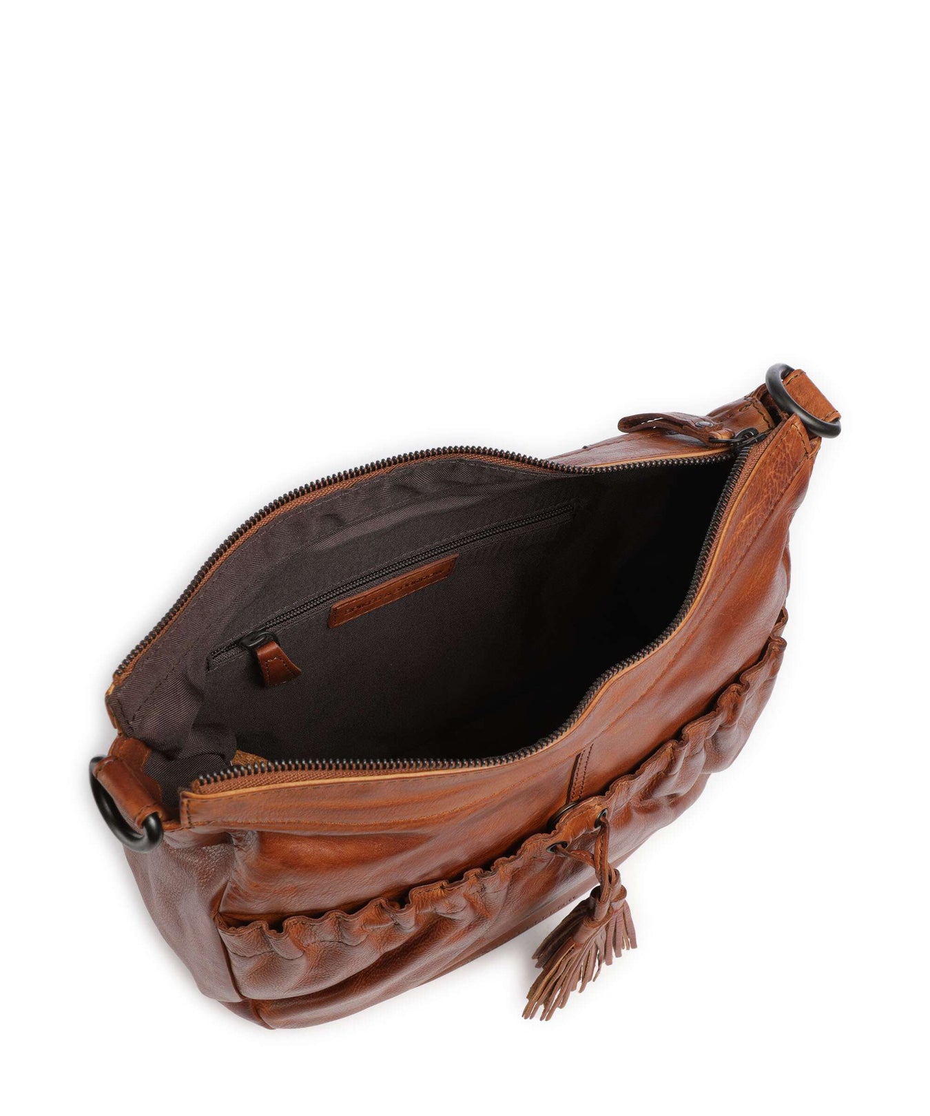 Spikes & Sparrow Apache Jinny Hobo bag brandy