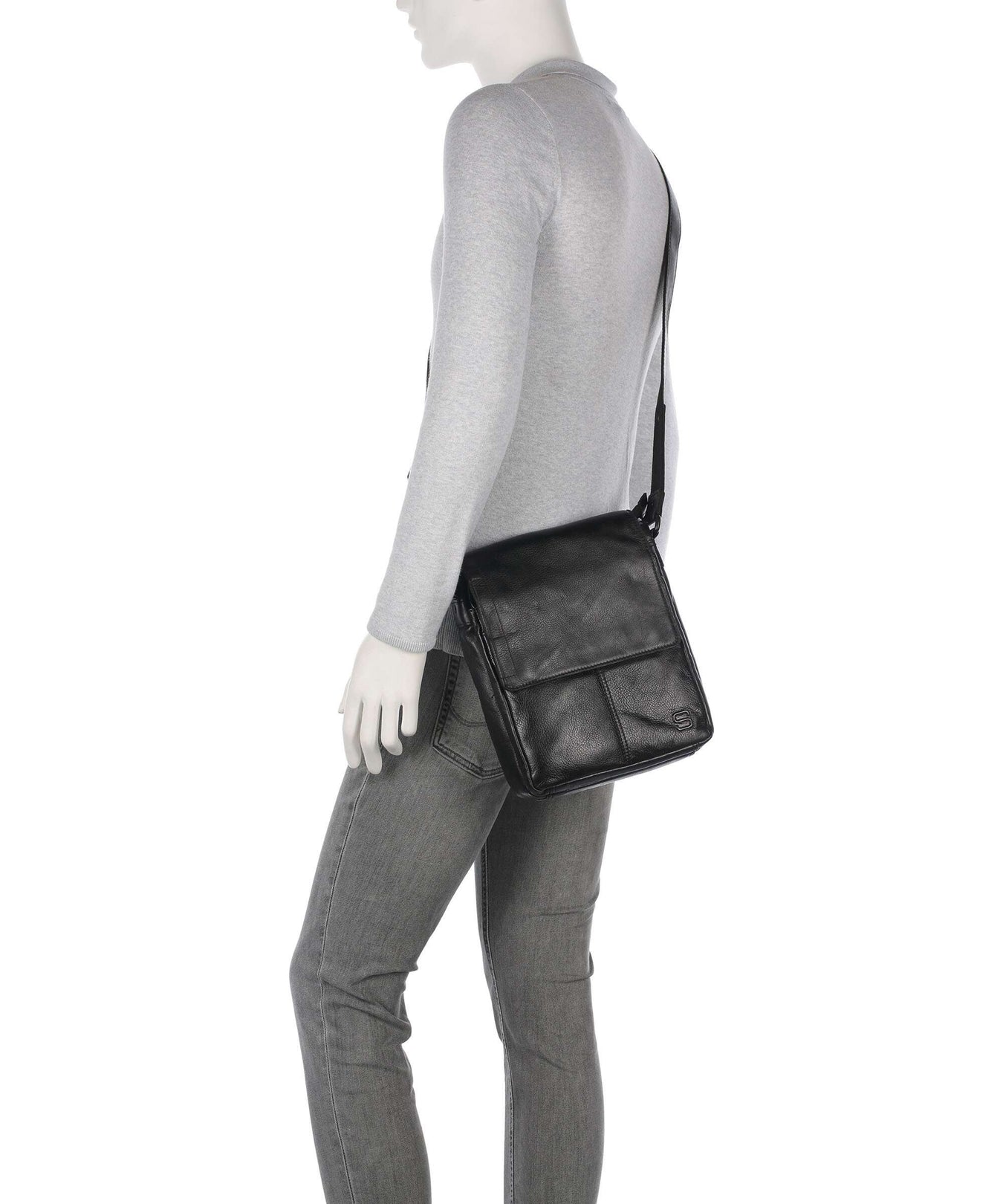 Spikes & Sparrow Apache Stan Crossbody bag black