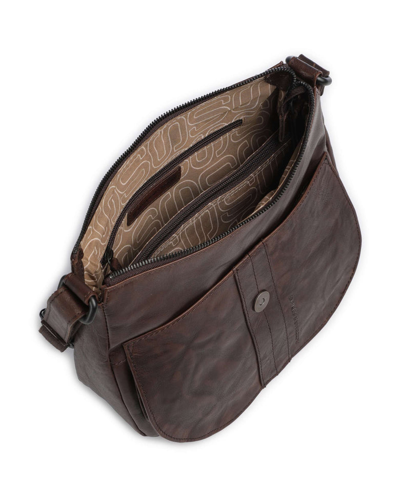 Spikes & Sparrow Bronco Donnella Crossbody bag dark brown