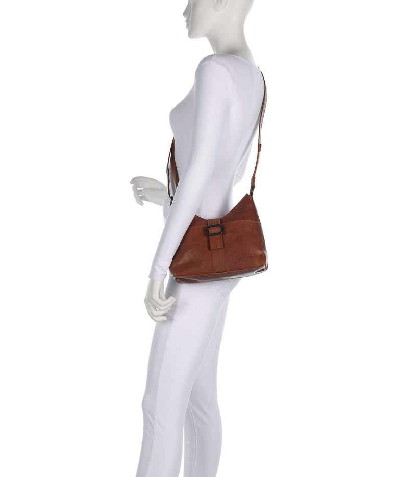 Spikes & Sparrow Bronco Ellesse Crossbody bag brandy