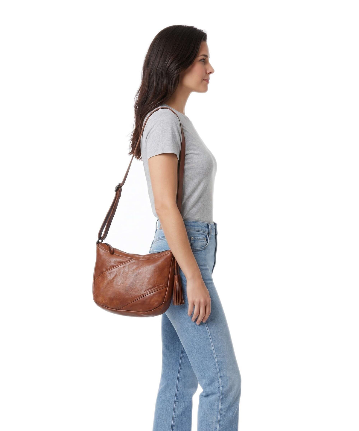 Spikes & Sparrow Apache Lorain Crossbody bag brandy