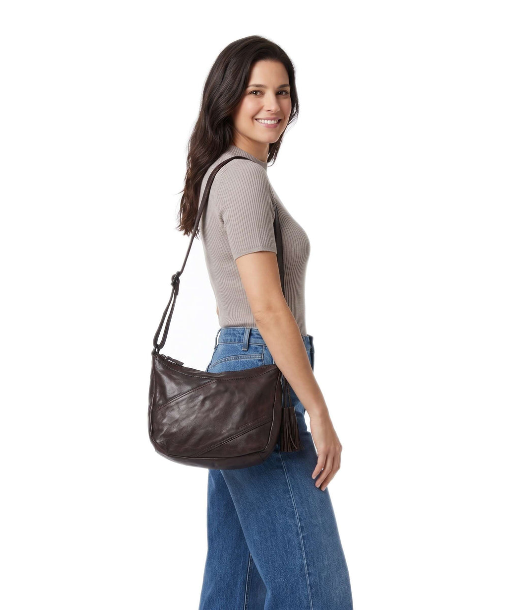 Spikes & Sparrow Apache Lorain Crossbody bag dark brown