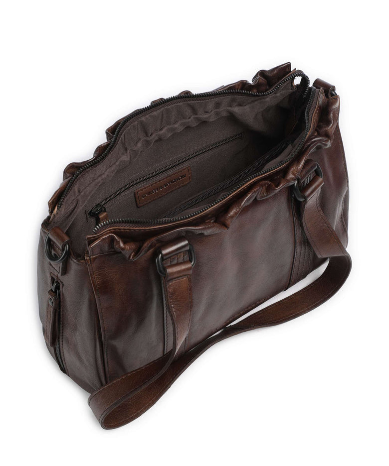 Spikes & Sparrow Apache Janetta Shoulder bag dark brown