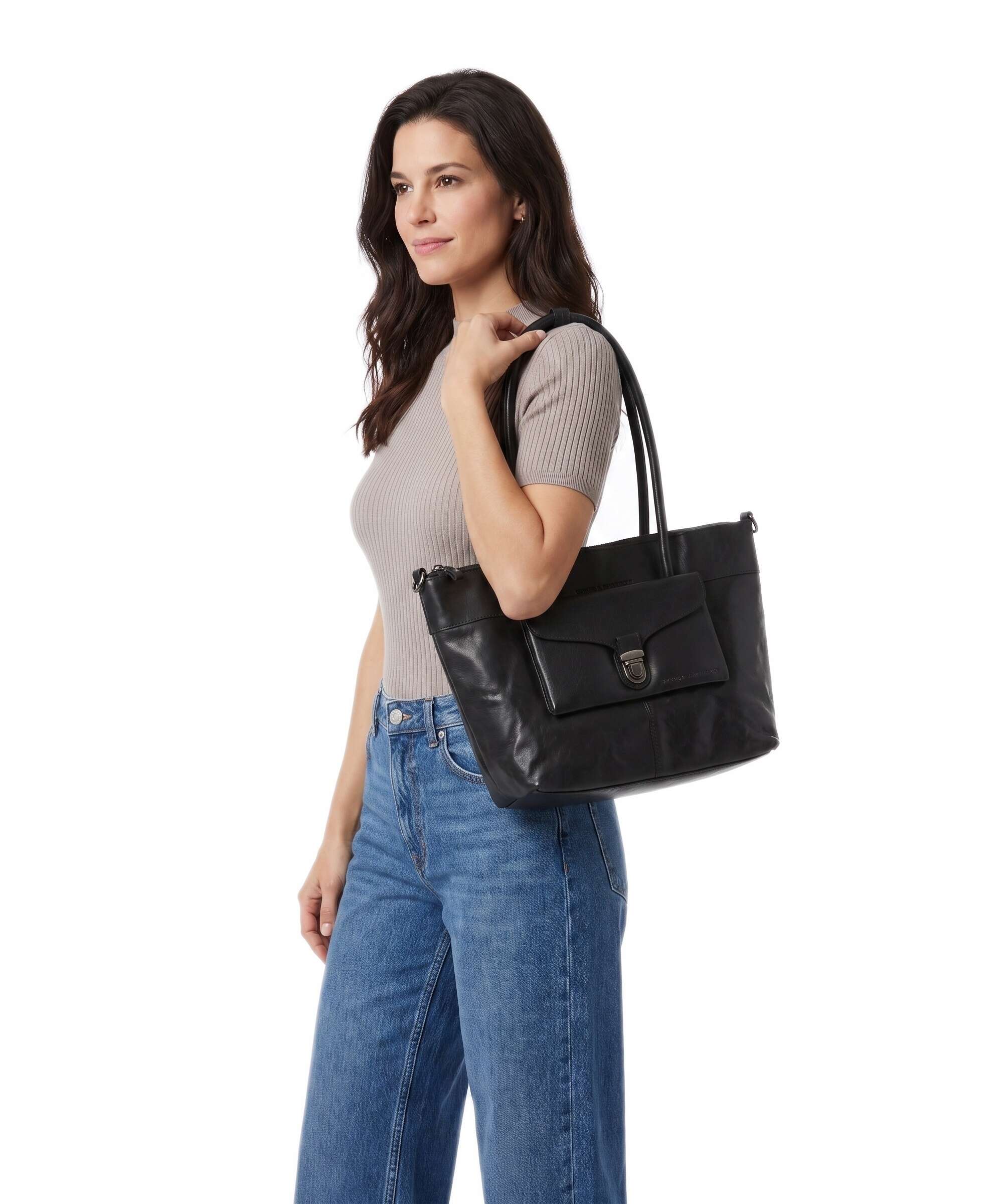 Spikes & Sparrow Bronco Yara Tote bag black
