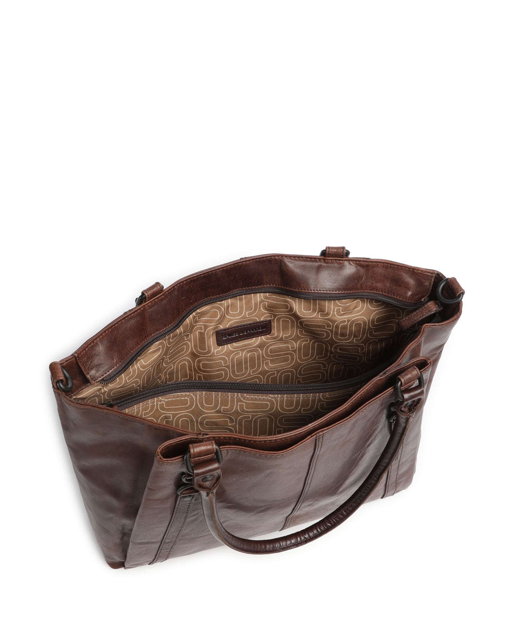 Spikes & Sparrow Bronco Dominique Tote bag dark brown