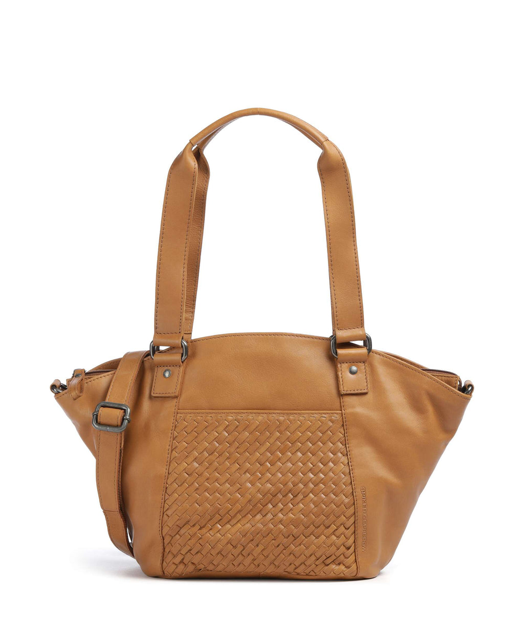 Spikes & Sparrow Woven Patty Tote bag tan
