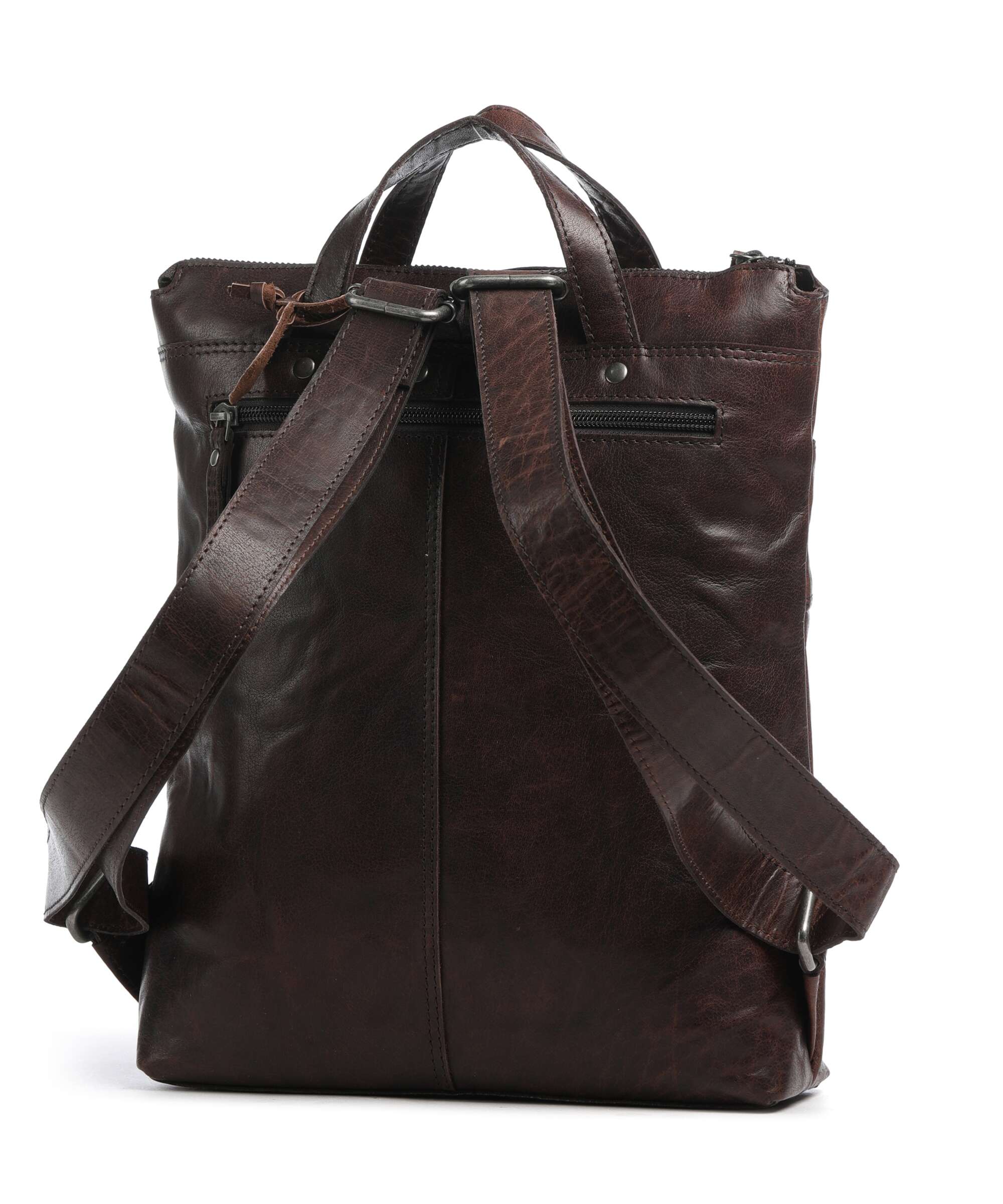 Spikes & Sparrow Bronco Claudia Backpack dark brown