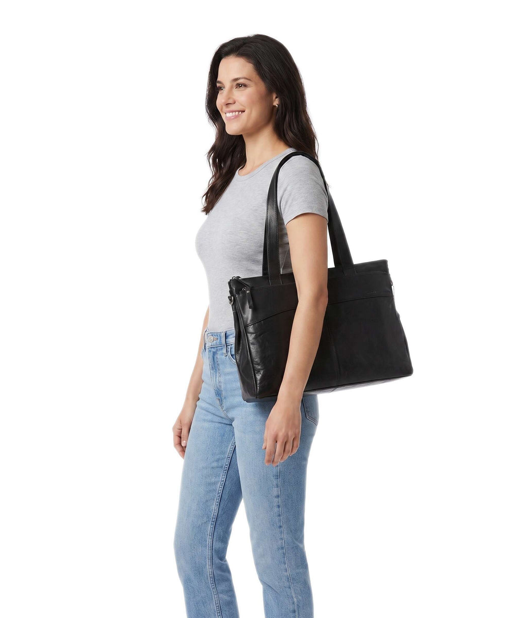 Spikes & Sparrow Bronco Yasmijn Tote bag black