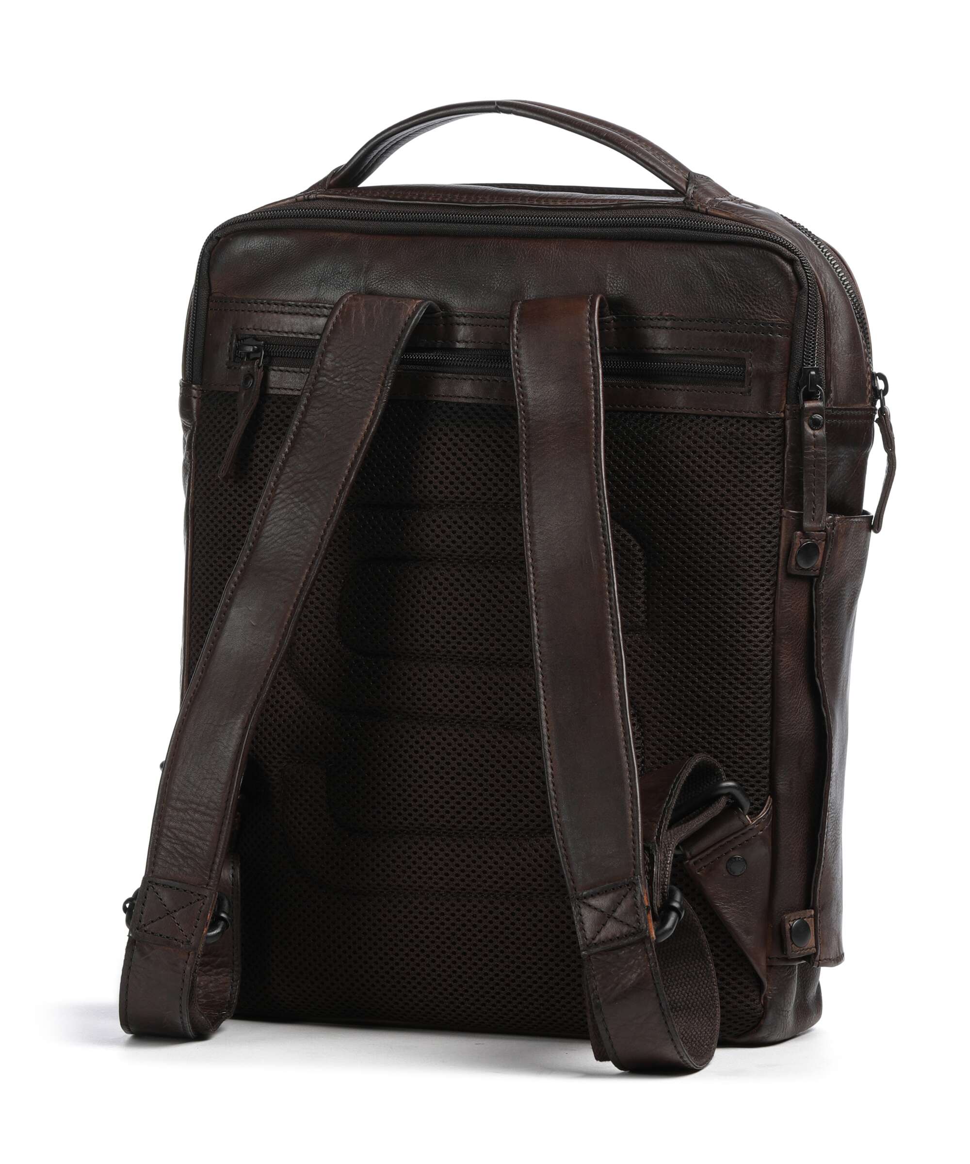 Spikes & Sparrow Apache Fred Laptop backpack dark brown