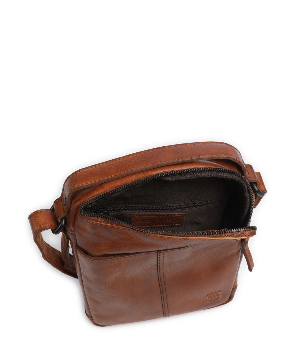 Spikes & Sparrow Apache Moses Crossbody bag brandy