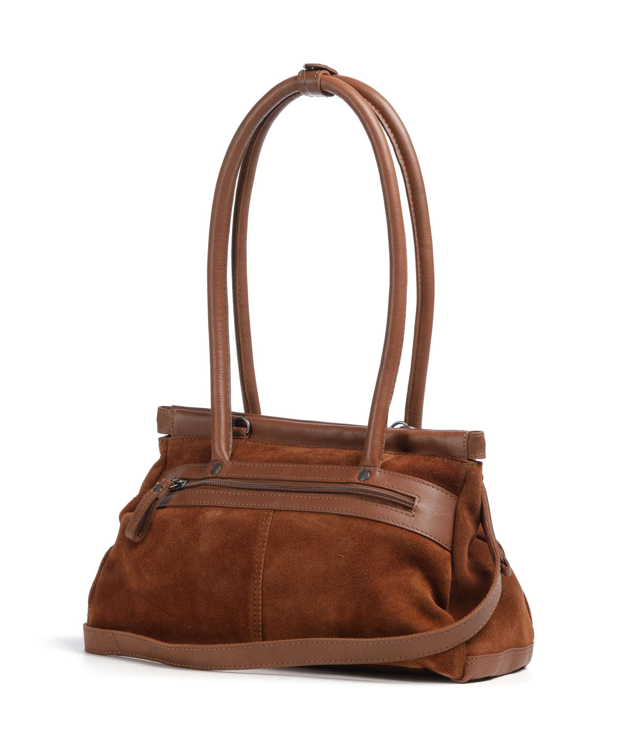 Spikes & Sparrow Suede Mix Milania Shoulder bag mocca
