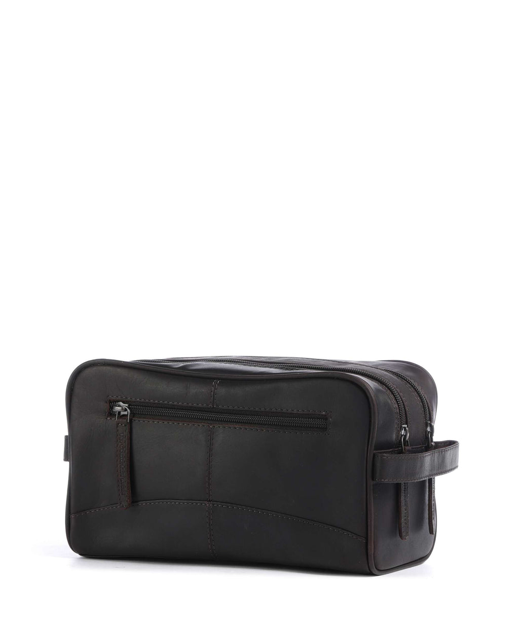 The Chesterfield Brand Wax Pull Up Cow Stacey Toiletry bag brown