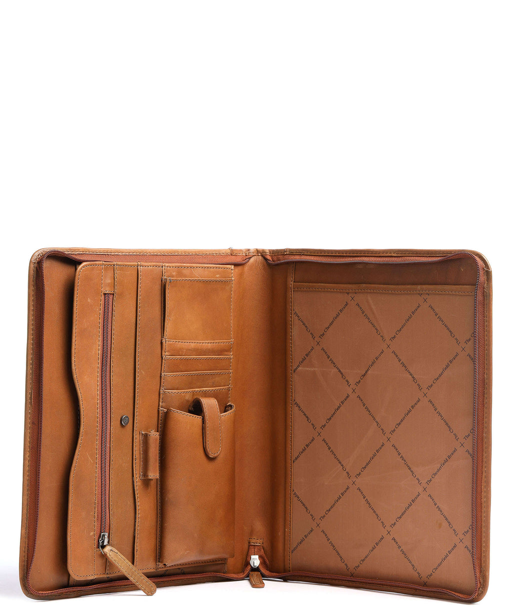 The Chesterfield Brand Barnet Portfolio cognac