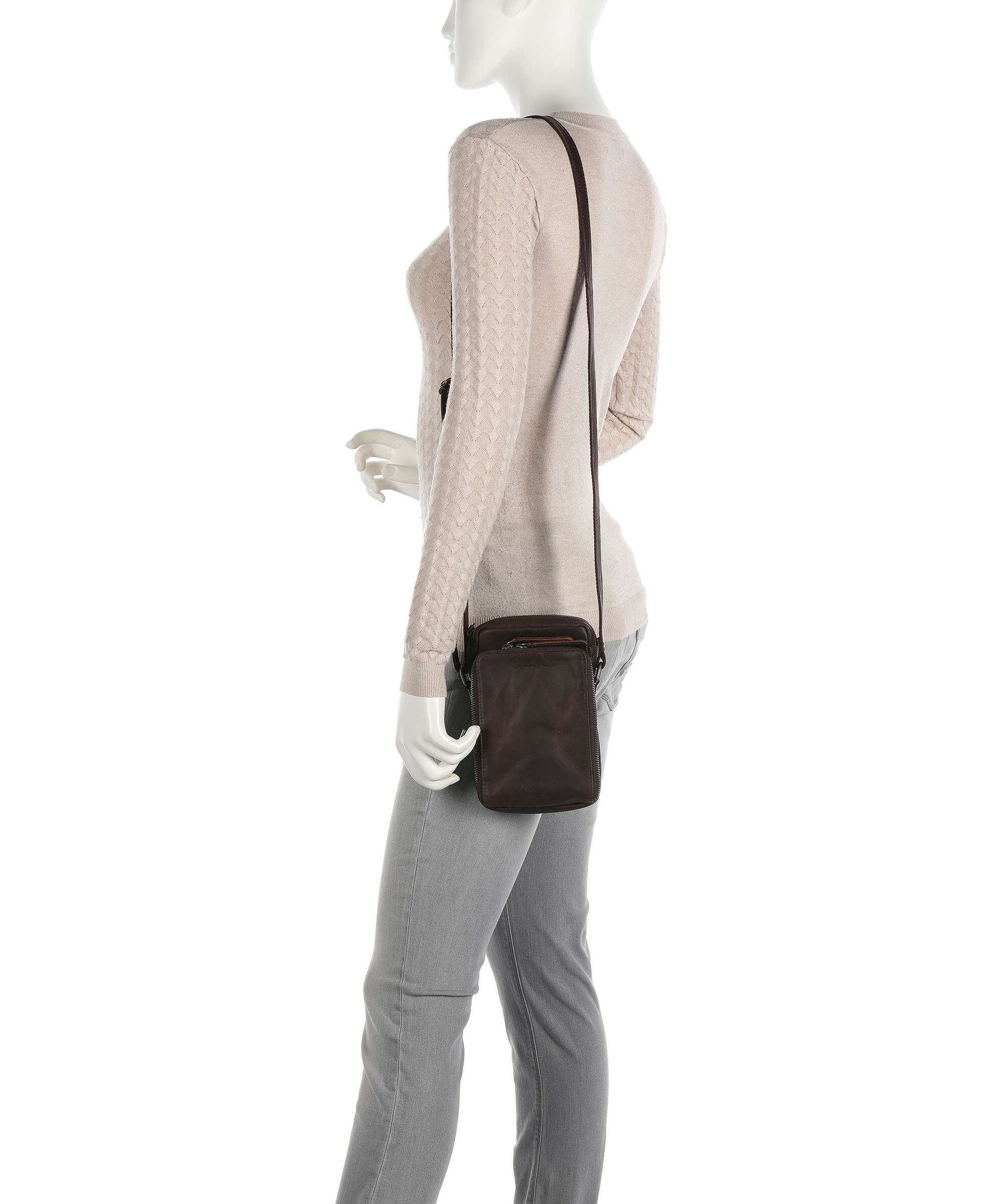 The Chesterfield Brand Hamilton Crossbody bag dunkelbraun