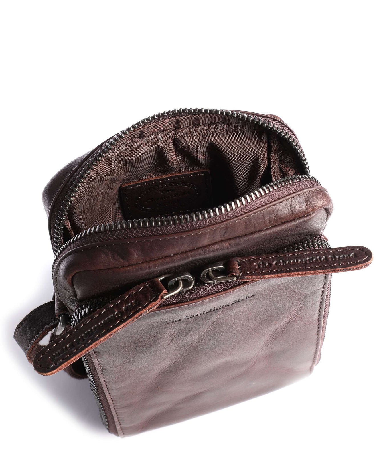The Chesterfield Brand Hamilton Crossbody bag dunkelbraun