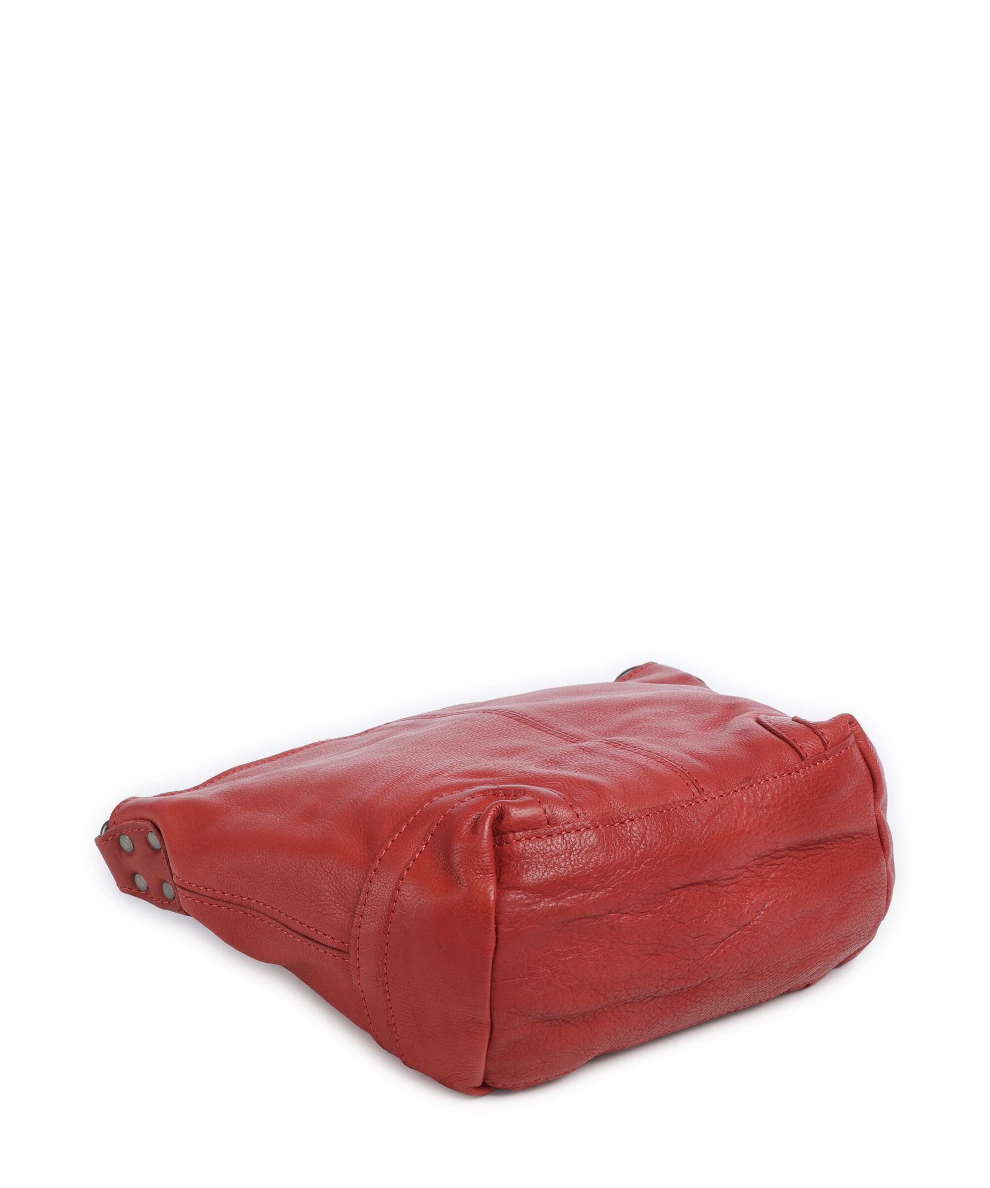 The Chesterfield Brand Washed Waxed Cow Lucy Shoulder bag red