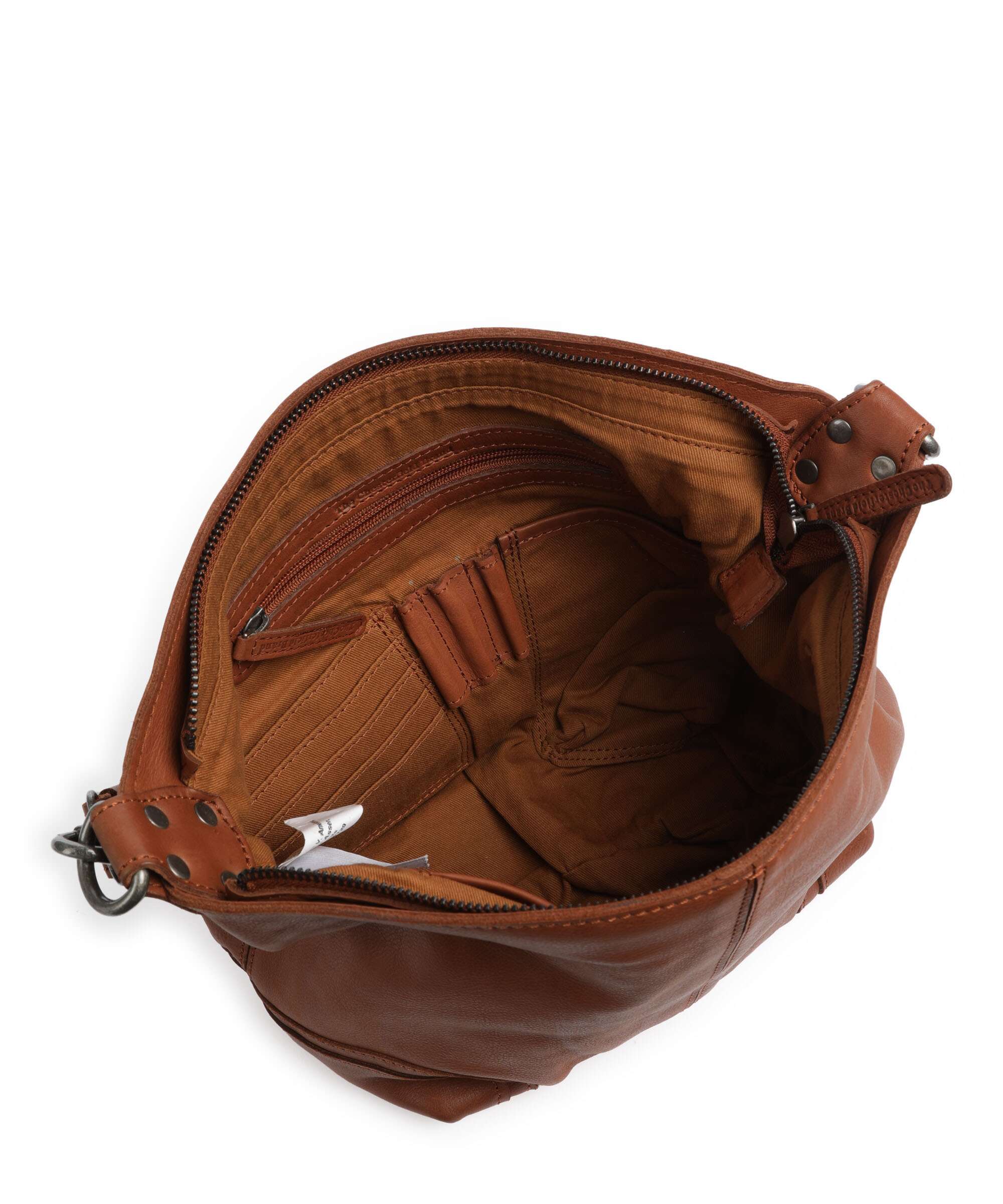 The Chesterfield Brand Washed Waxed Cow Lucy Shoulder bag cognac