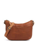 The Chesterfield Brand Cow Wax Pull Up Henderson Crossbody tas cognac