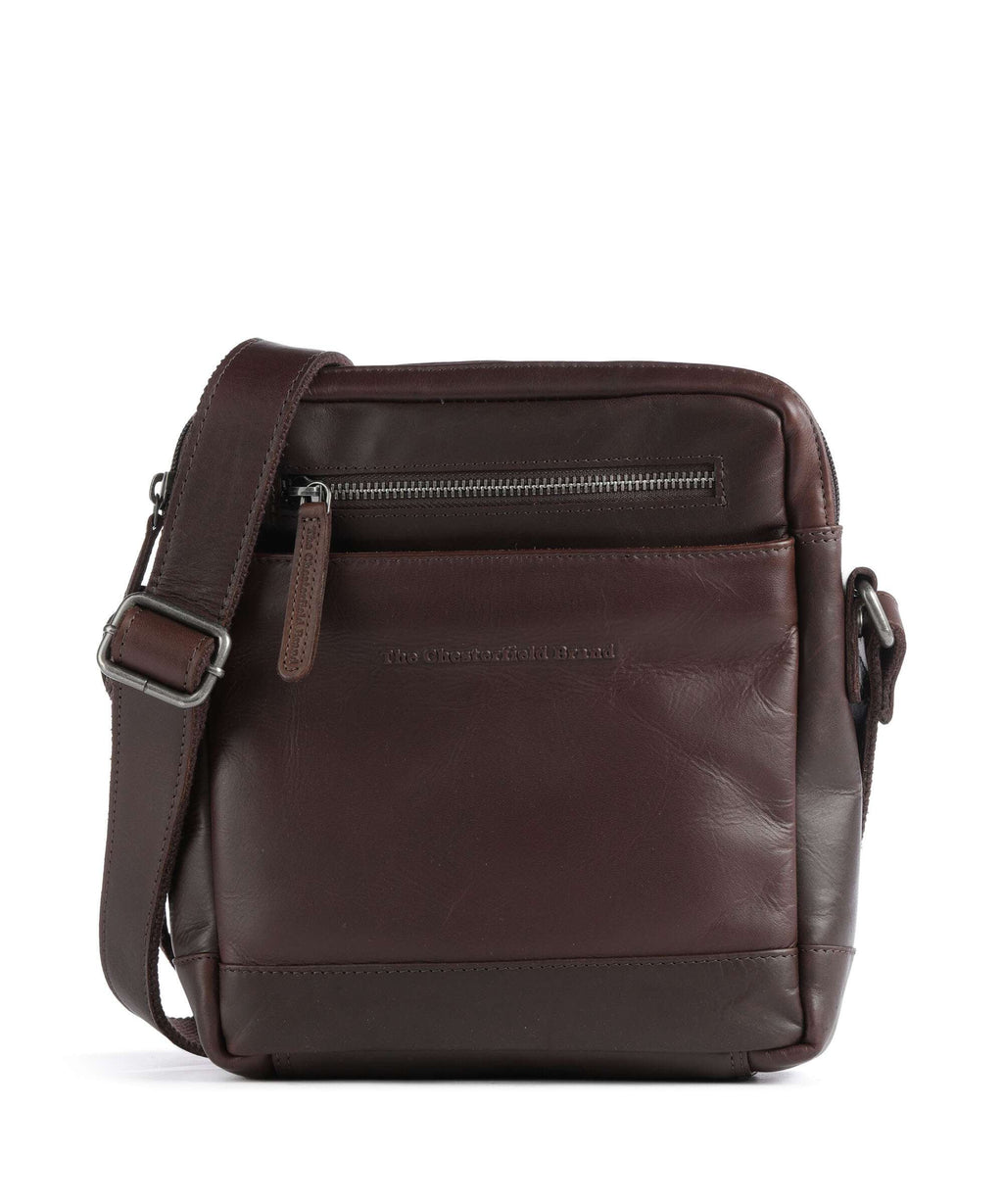 The Chesterfield Brand Cow Wax Pull Up Arnhem Crossbody bag brown