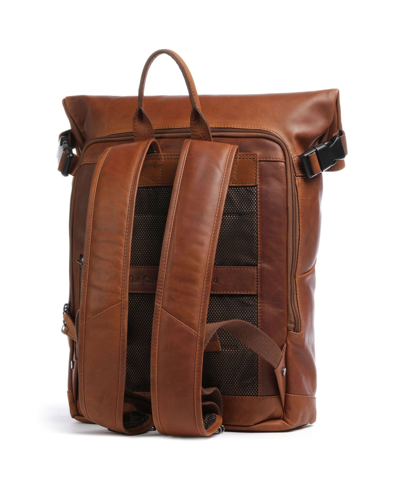The Chesterfield Brand Cow Wax Pull Up Mazara Backpack cognac