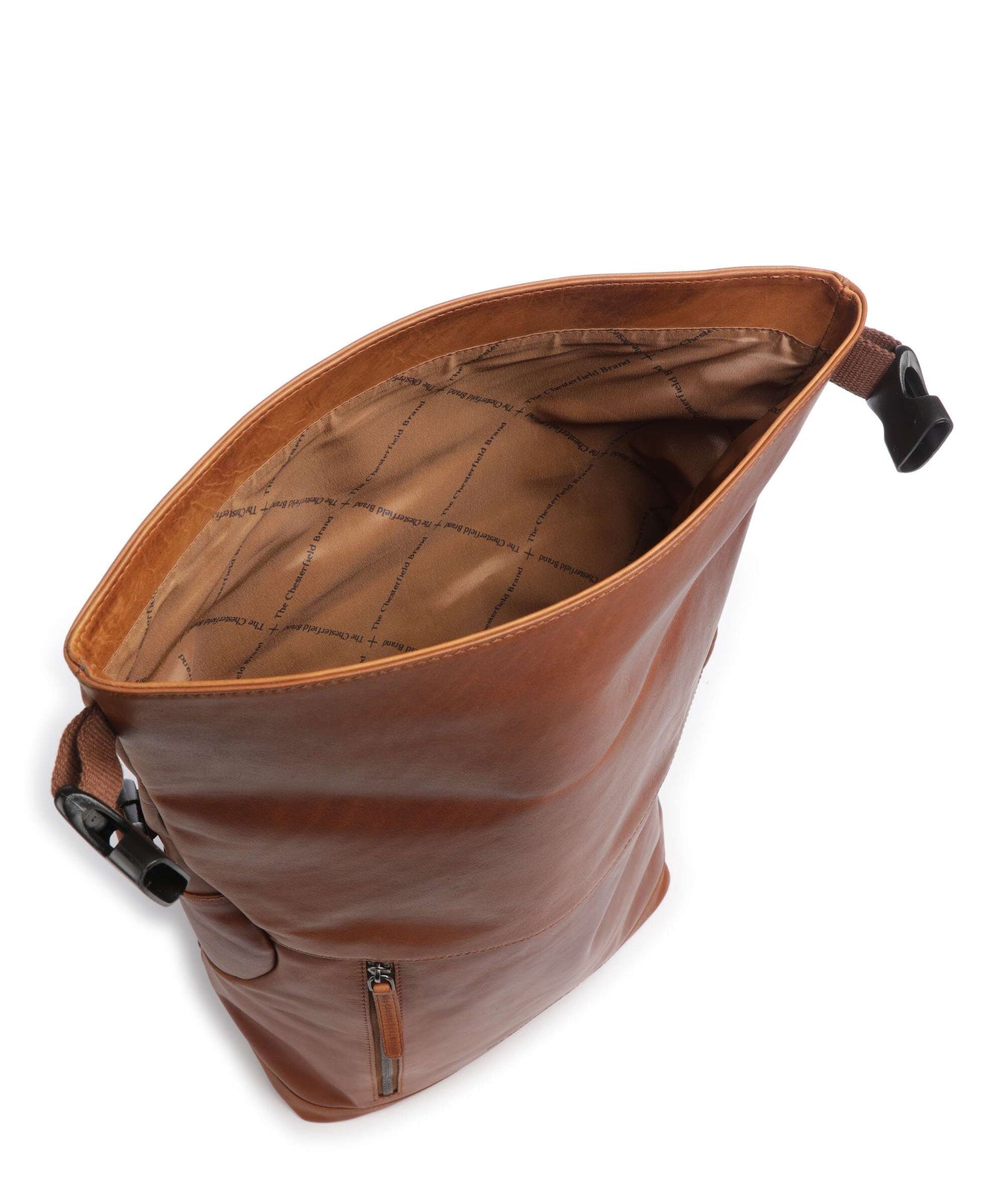 The Chesterfield Brand Cow Wax Pull Up Mazara Backpack cognac