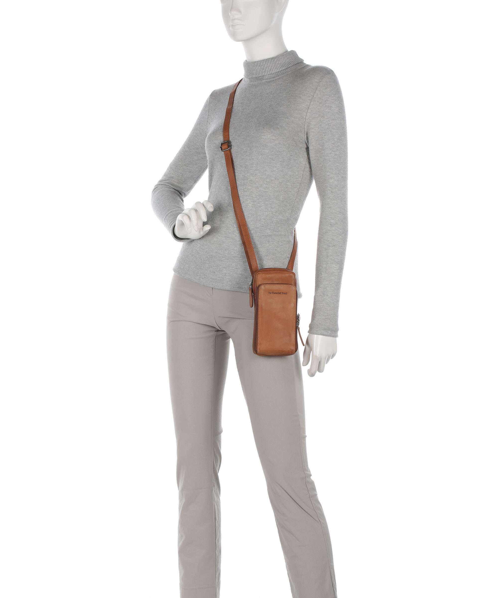 The Chesterfield Brand Valdes Phone bag cognac