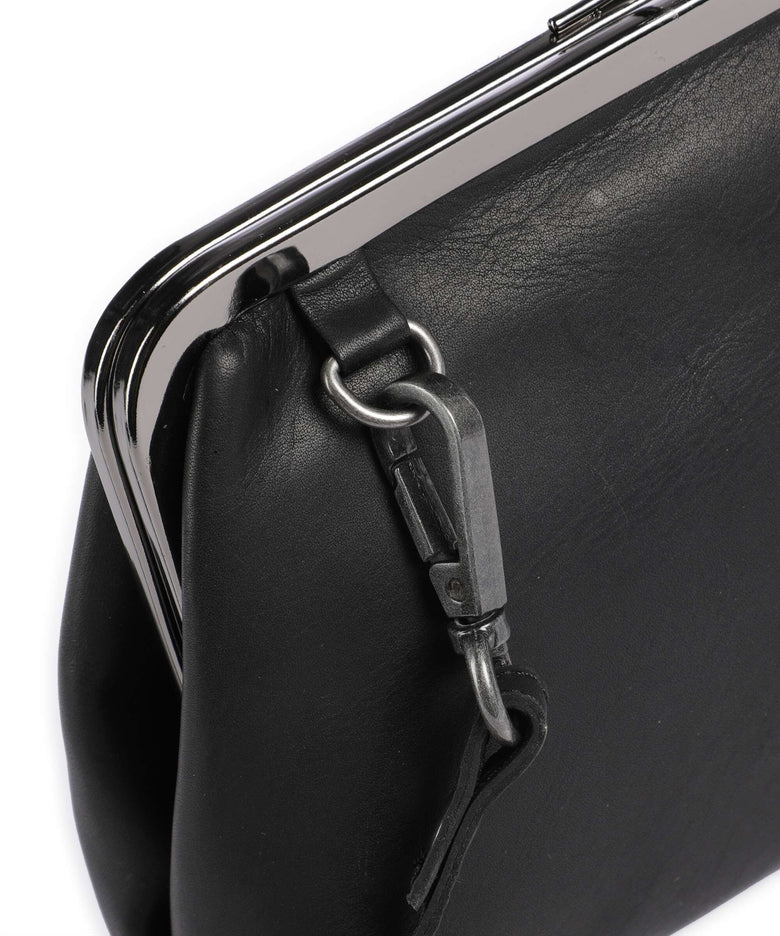 The Chesterfield Brand Cow Wax Pull Up Andrade Shoulder bag black