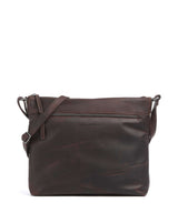 The Chesterfield Brand Cow Wax Pull Up Cartagena Crossbody tas brown