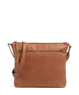 The Chesterfield Brand Cow Wax Pull Up Cartagena Crossbody tas cognac