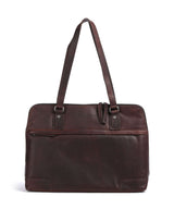 The Chesterfield Brand Cow Wax Pull Up Branson Schoudertas brown