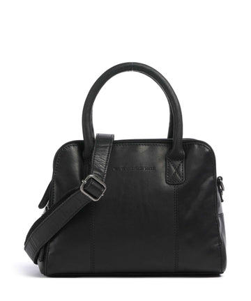 The Chesterfield Brand Cow Wax Pull Up Ezra Handtas black