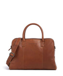The Chesterfield Brand Cow Wax Pull Up Layton Sac à main cognac