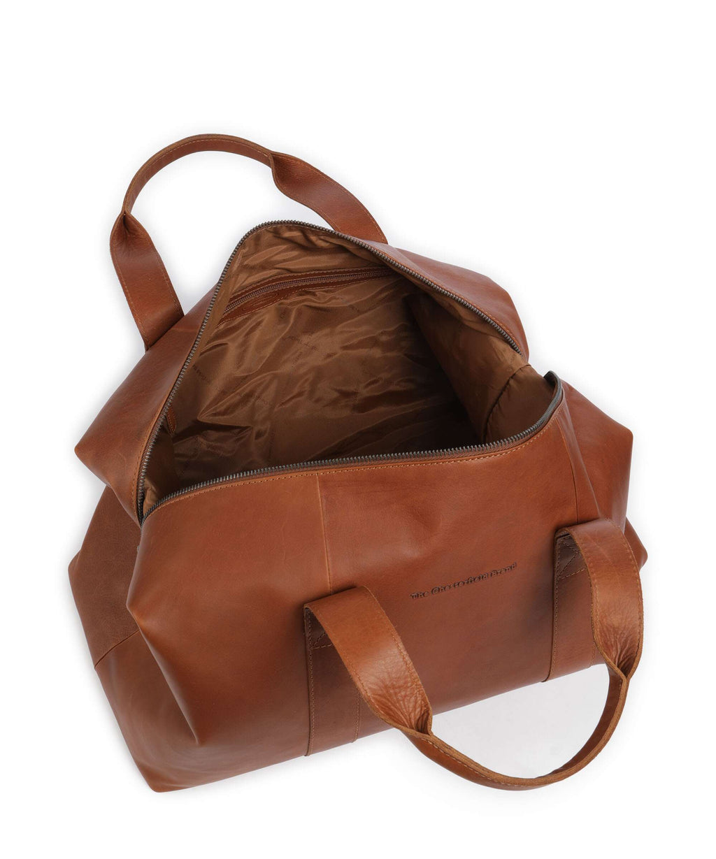The Chesterfield Brand Cow Wax Pull Up Conor Weekend bag cognac