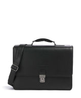 The Chesterfield Brand Cow Wax Pull Up Glenwood Porte-document black