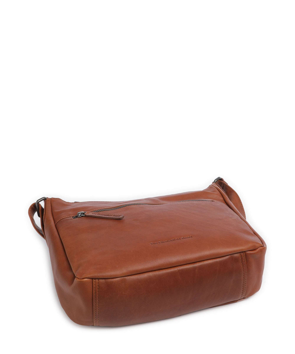 The Chesterfield Brand Cow Wax Pull Up Loraine Crossbody bag cognac
