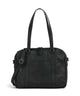 The Chesterfield Brand Cow Wax Pull Up Pretoria Sac porté épaule black