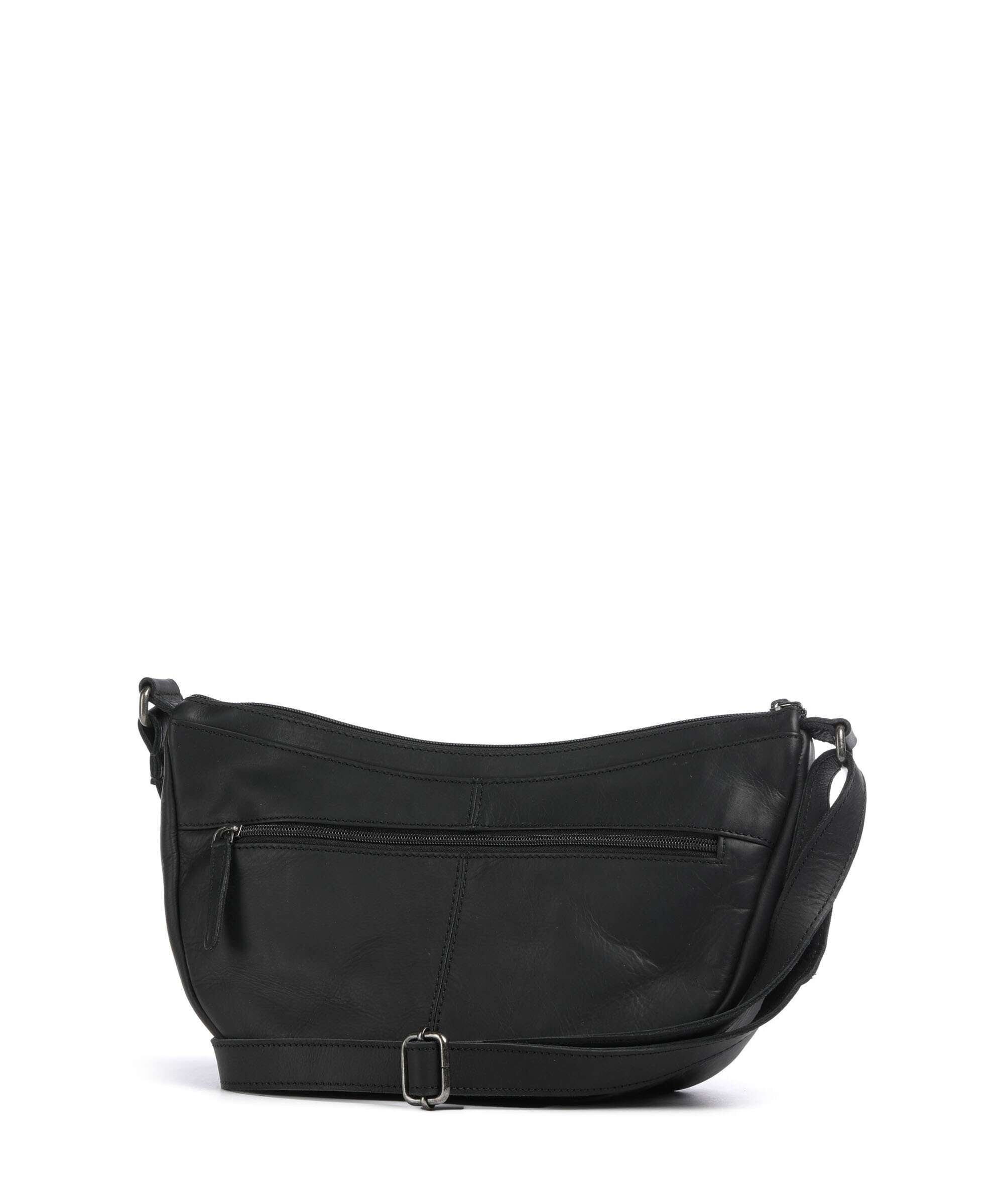 The Chesterfield Brand Cow Wax Pull Up Piemonte Crossbody bag black