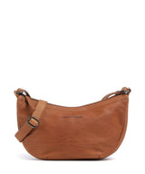 The Chesterfield Brand Cow Wax Pull Up Piemonte Crossbody tas cognac