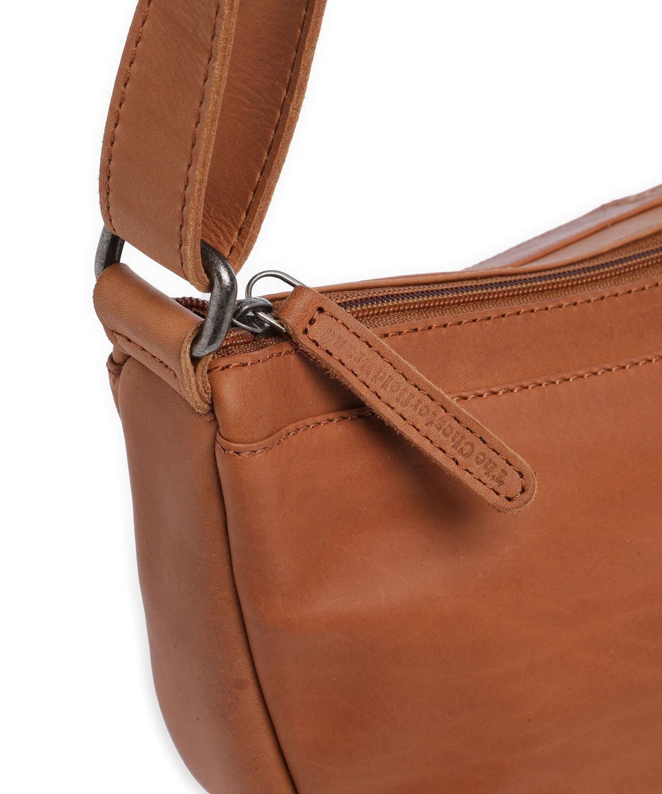 The Chesterfield Brand Cow Wax Pull Up Piemonte Crossbody bag cognac