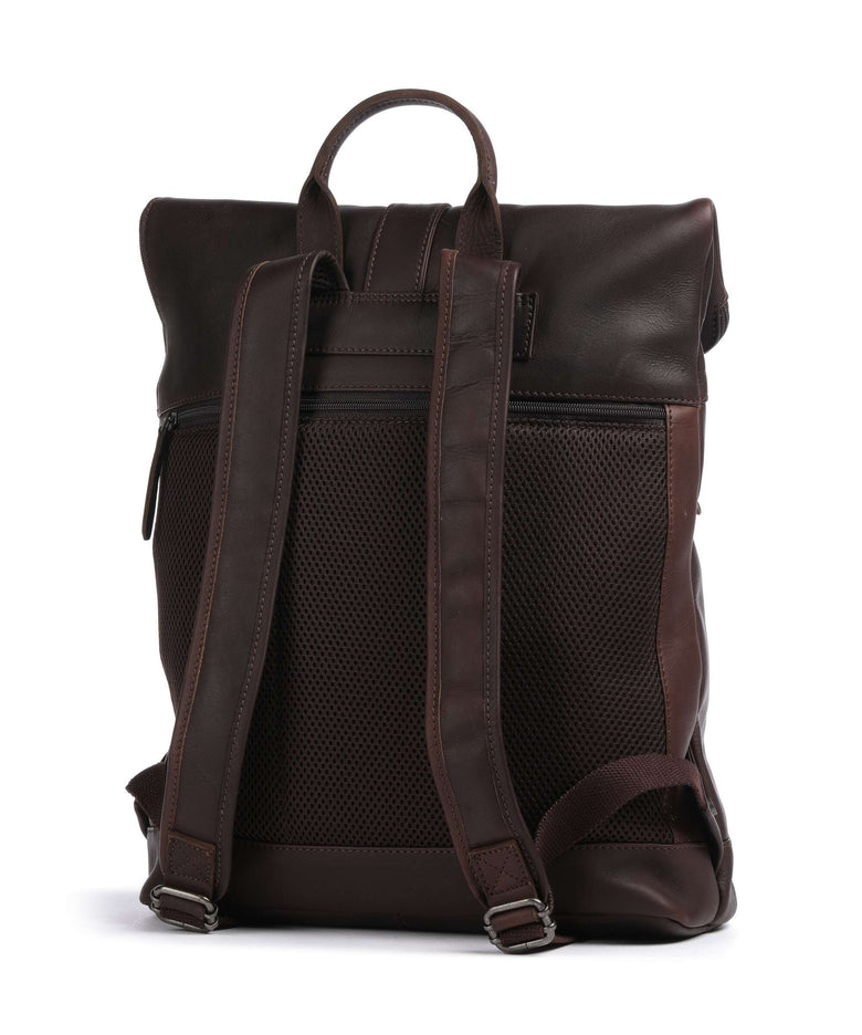 The Chesterfield Brand Cow Wax Pull Up Larsson Backpack brown