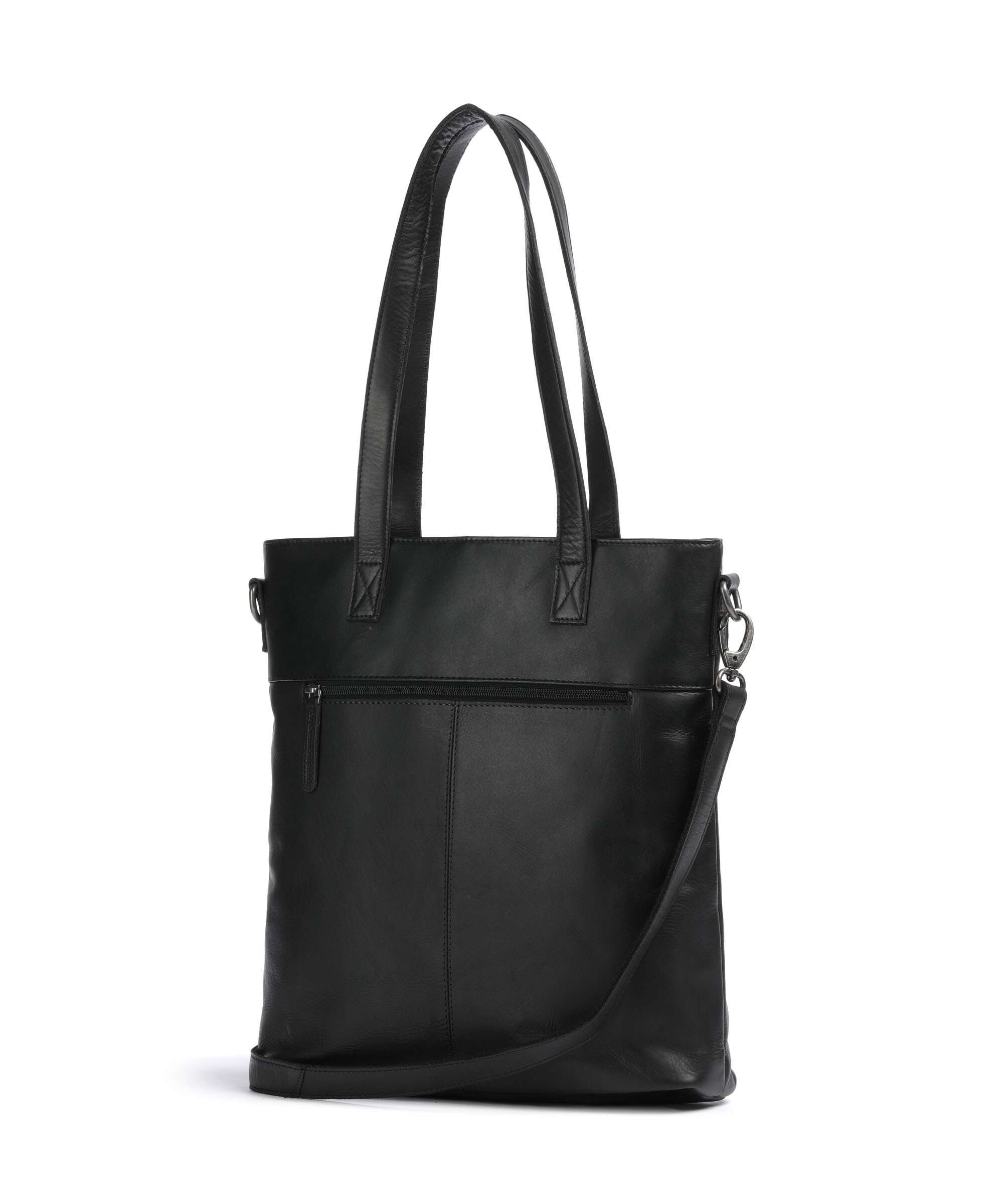 The Chesterfield Brand Wax Pull Up Cow Nunavik Tote bag black