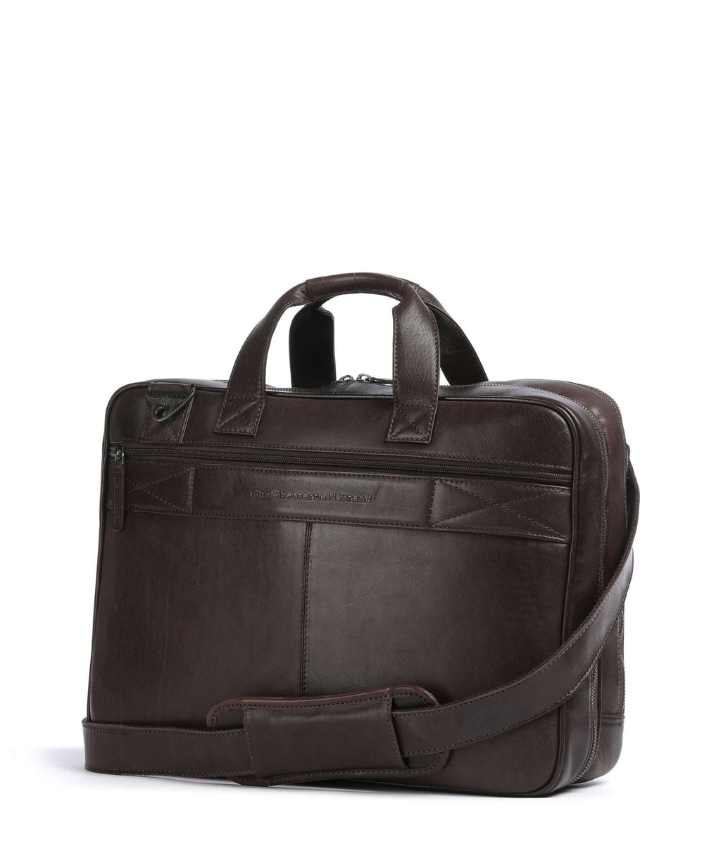 The Chesterfield Brand Novum Iseo Briefcase brown