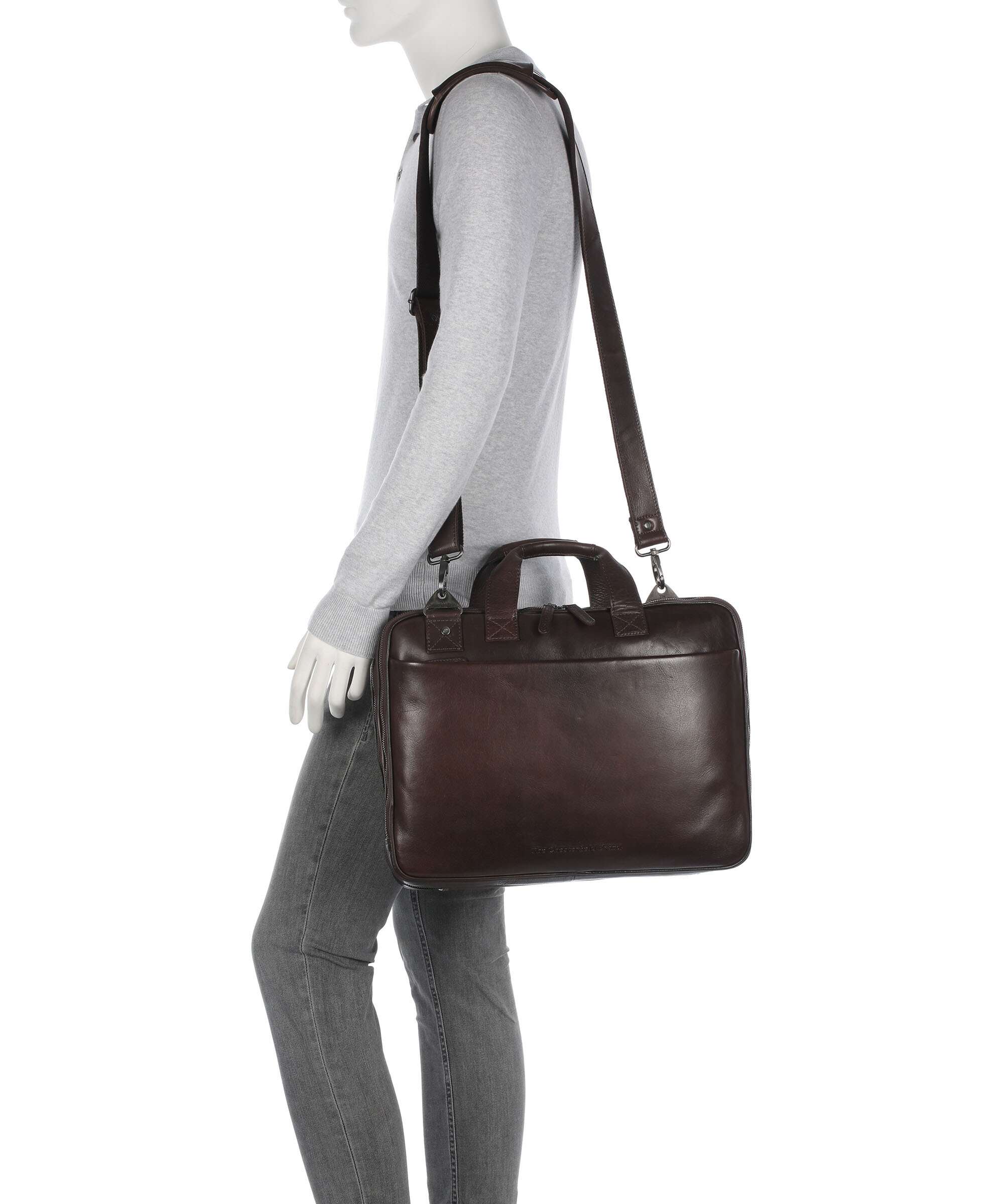 The Chesterfield Brand Novum Iseo Briefcase brown